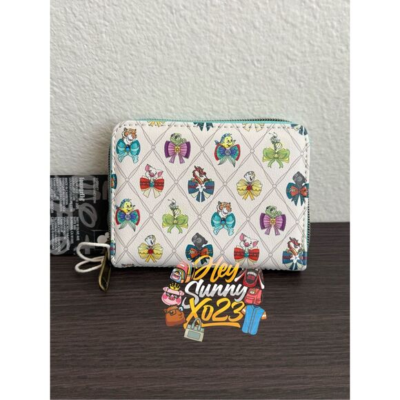 Loungefly Disney Princess Bows & Sidekicks Zip Wallet - Picture 2 of 4